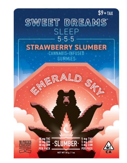 Edible: Strawberry Slumber (Sweet Dreams Gummies) - 1:1:1