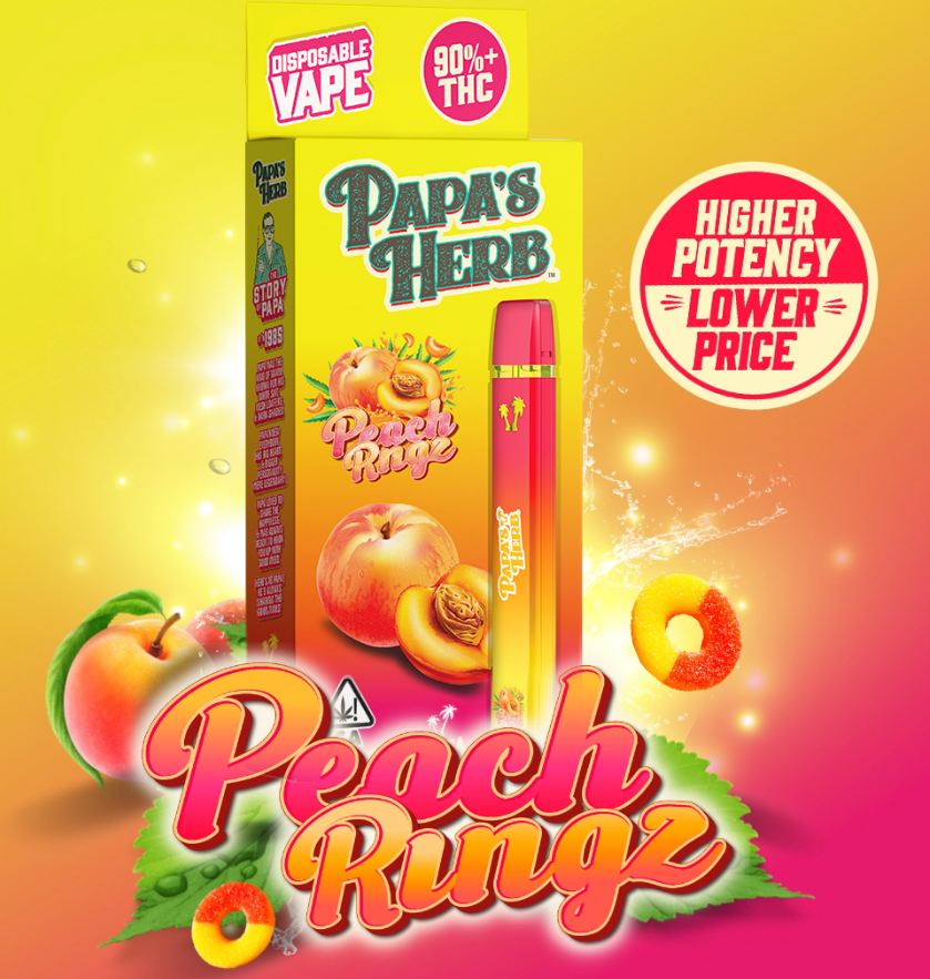 Vape: Peach Ringz (Disposable)