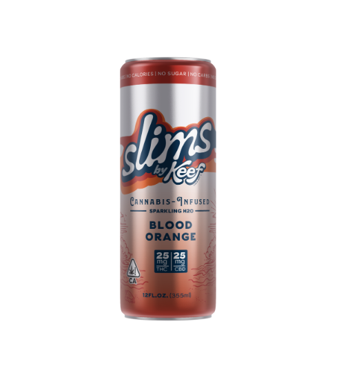 Blood Orange 1:1 THC:CBD Slims Sparkling H2O - Keef