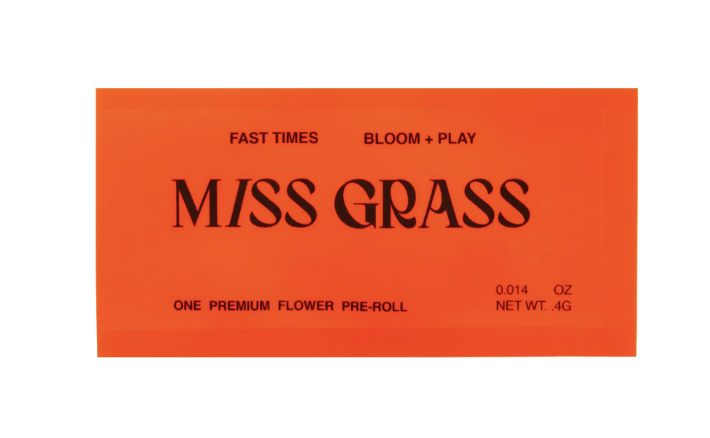 Miss Grass Fast Times 0.4g Single Preroll