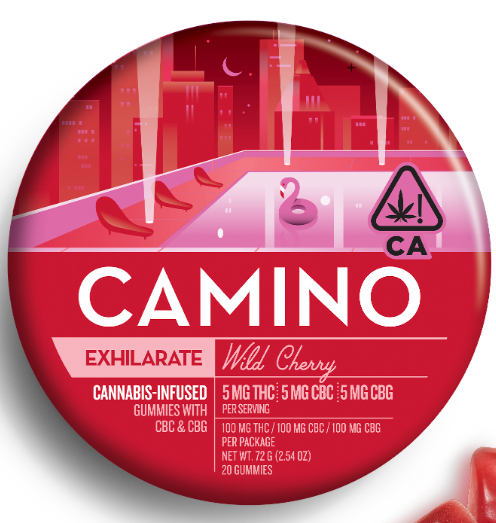Camino - Edible: Wild Cherry (1:1:1 THC:CBC:CBG) - 100mg
