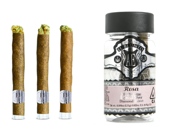 Preroll: Rosa Bluntito (Silver 3-Pack) - 2.55g