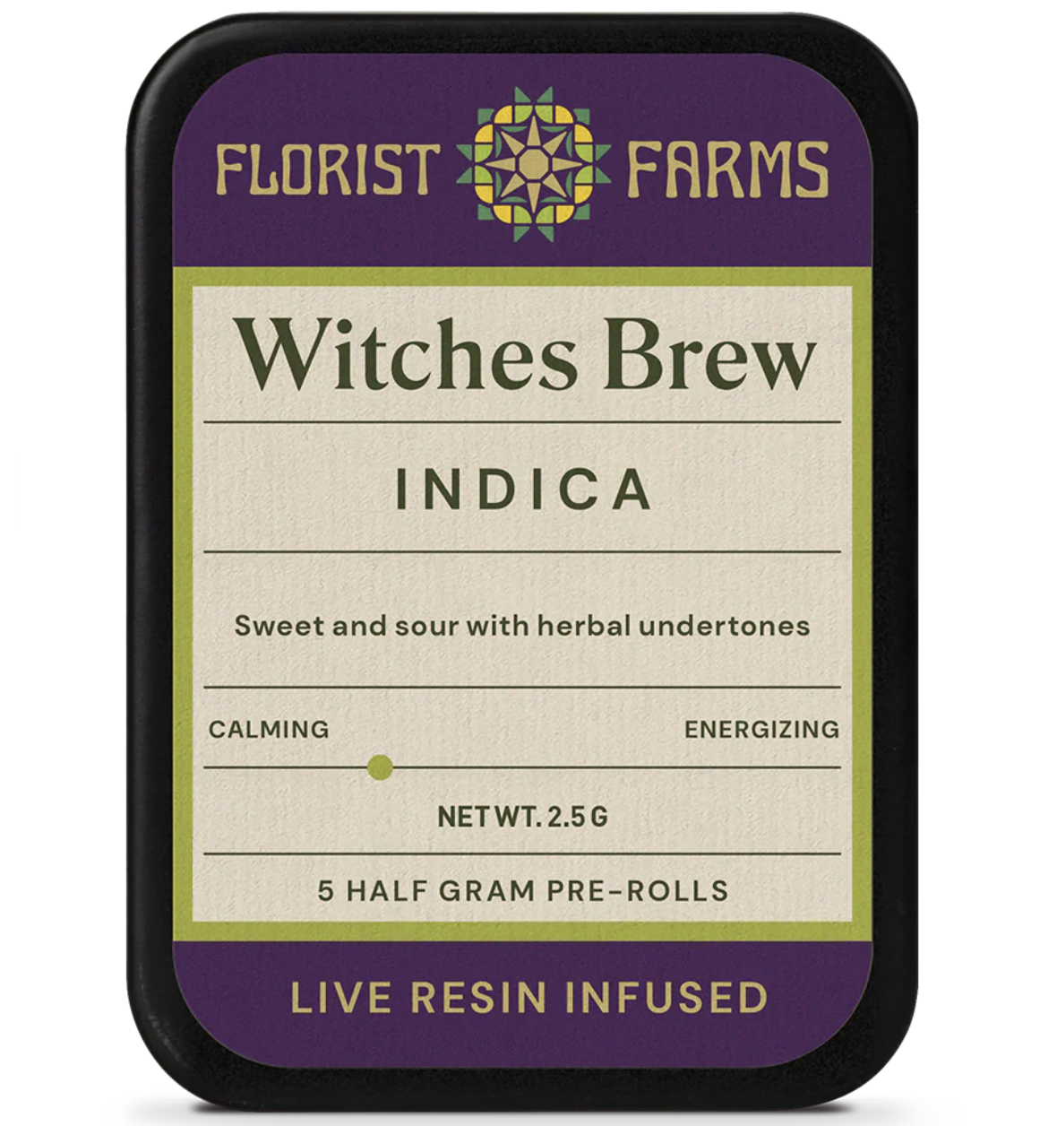 Witches Brew .5g Live Resin Infused Prerolls 5 Pack | Florist Farms