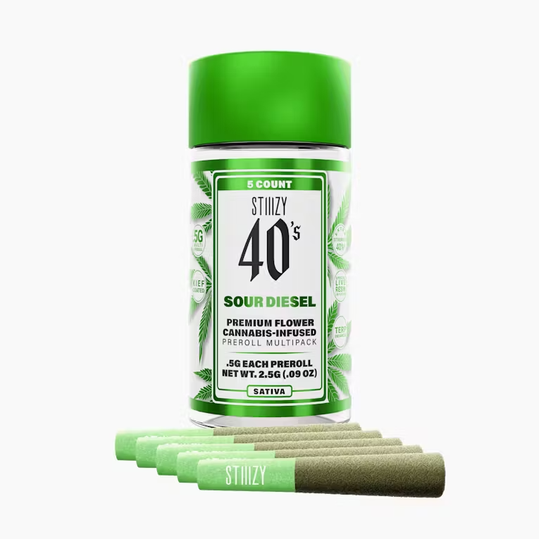 SOUR DIESEL .5G 40S PREROLL MULTIPACK
