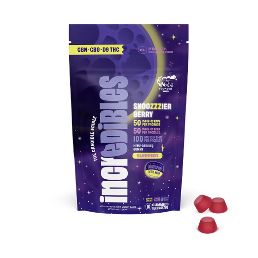 2:1:1 Snoozzzierberry + CBN + CBG | Gummies | 10 pack | 100mg THC / 50mg CBN / 50mg CBG