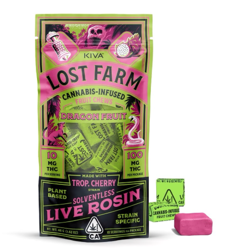 Lost Farm Rosin Chews 100mg - Dragon Fruit 'Trop Cherry' (SH)