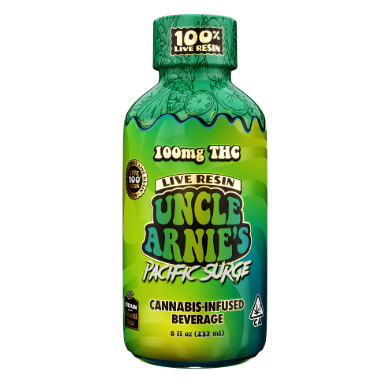 Pacific Surge (H) Live Resin Cannabis Infused Beverage 100mg - Uncle Arnie's