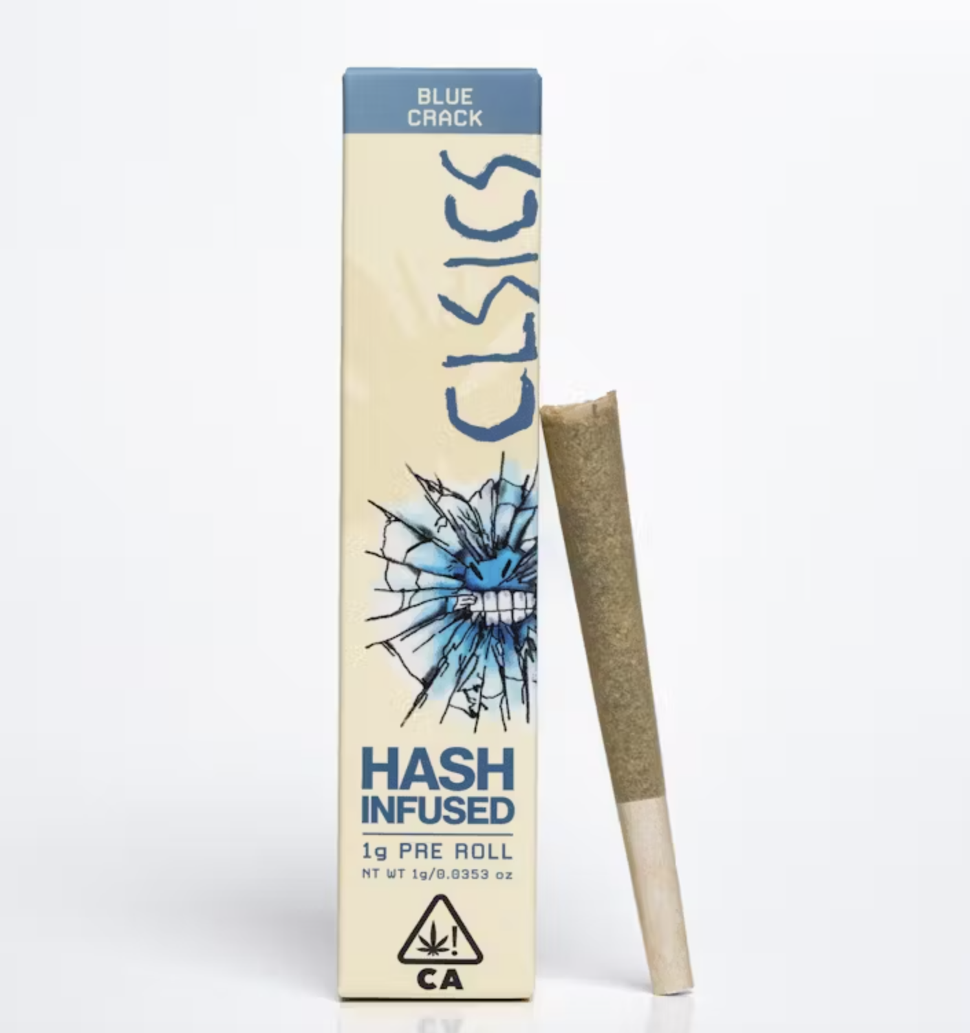 Hash Infused Preroll 1g - Blue Crack (S)