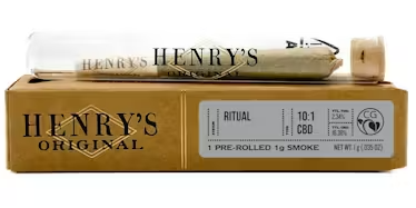 1g Single Pre-roll - Ritual 15:1 CBD