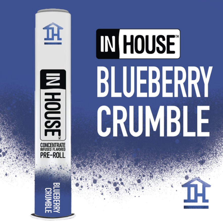 In House Blueberry Crumble 0.75g Infused Preroll