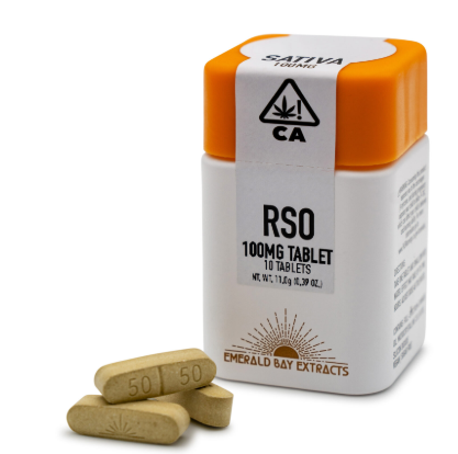 10pk 100mg Gelonade RSO Tablets - Emerald Bay