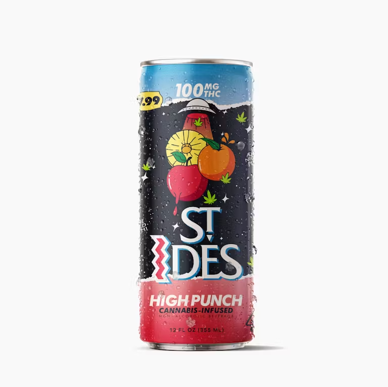 St Ides - High Punch - Fruit Punch - Drinks - 12oz - 100mg
