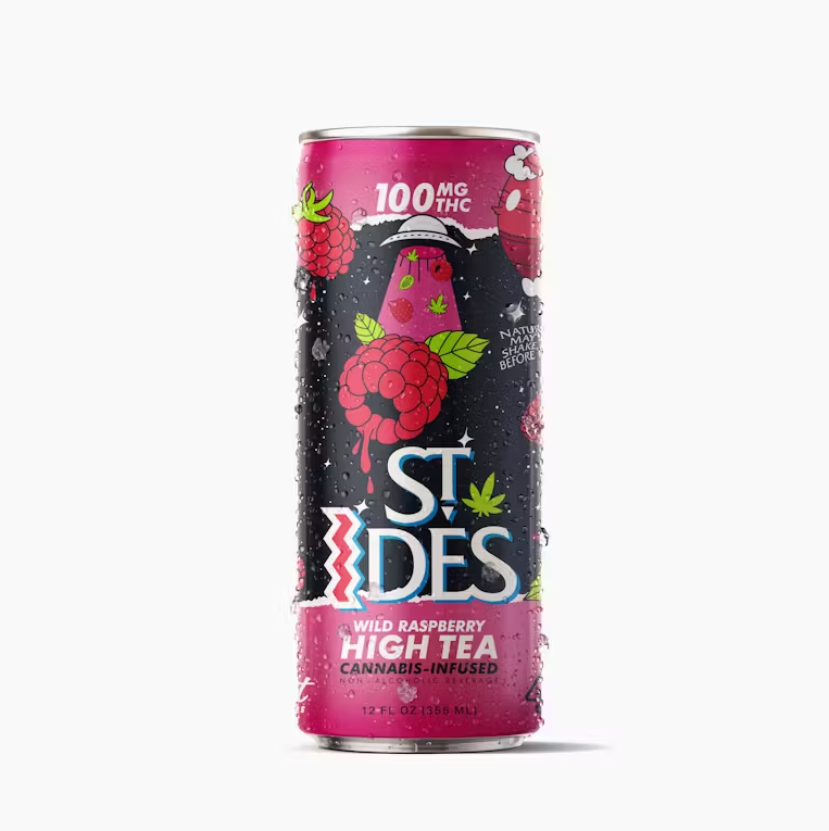 St Ides - High Tea - Wild Raspberry - Drinks - 12oz - 100mg