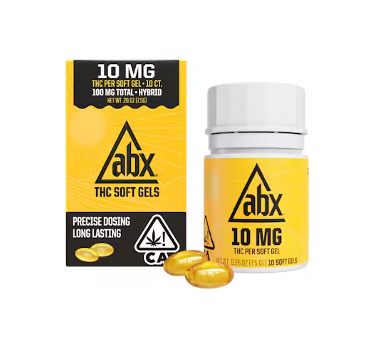 10pk 10mg THC Soft Gels - ABX