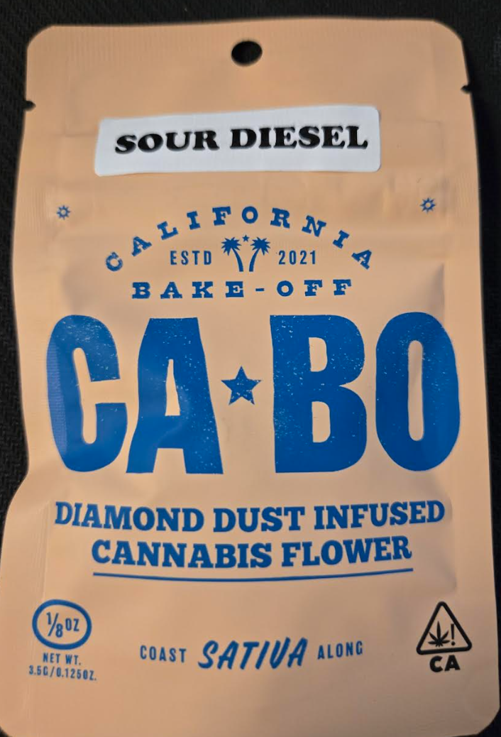3.5g Sour Diesel Diamond Infused Flower - Cabo