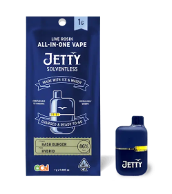 Jetty Extracts - Live Rosin - Hash Burger - Mini Tank - RTU - 1G
