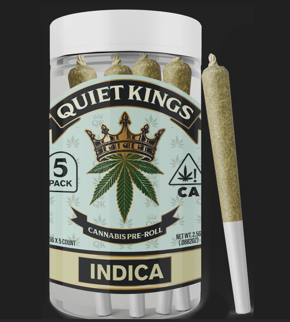 Quiet Kings 5pk Prerolls 2.5g OG Kush Breath