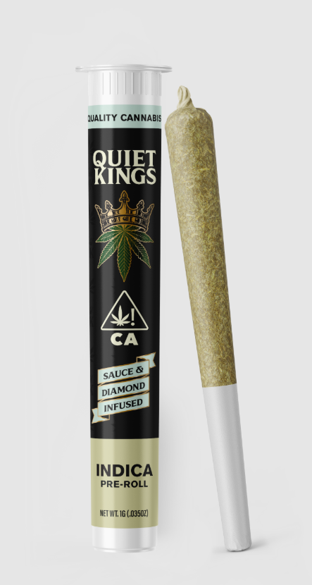 Quiet Kings Infused Preroll 1g Grape God