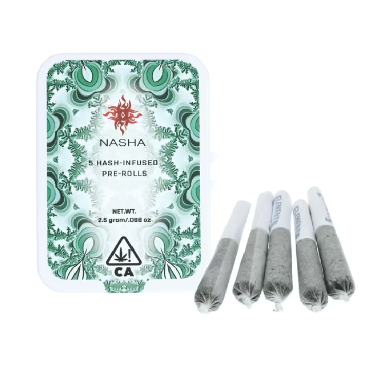 Haze x Madd Fruit (S) Hash INFUSED PREROLLS 5pk - Nasha