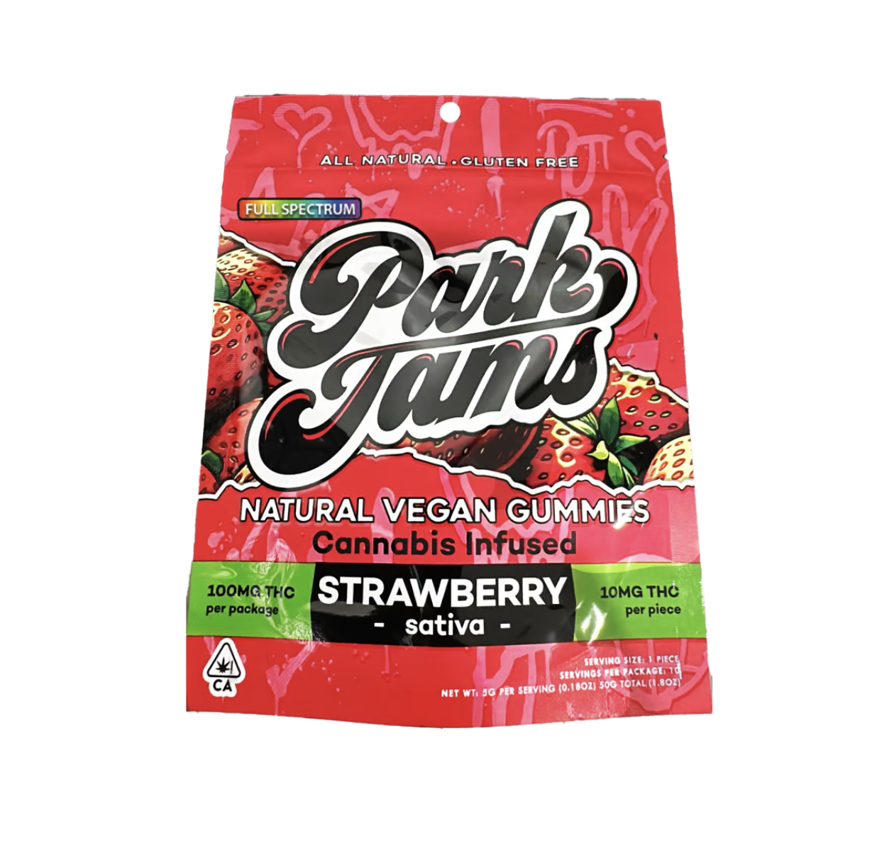 Natural Vegan Gummies Strawberry