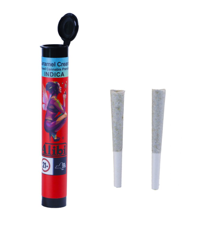 ALIBI | Pre-Roll | Infused Joint - Caramel Cream 2pk | 1g