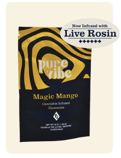 Magic Mango 10mg Live Rosin Gummies 10 Pack | Pure Vibe