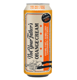 Orange Cream (H) 4:1 THC:CBD Live Resin Soda 100mg - Not Your Father's