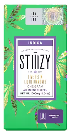 1g Northern Lights Live Resin Liquid Diamonds Disposable - Stiiizy