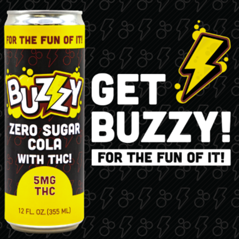 Buzzy Zero Sugar Cola 5mg 12oz