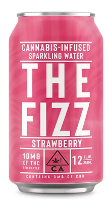 10mg Strawberry Sparkling Water The Fizz