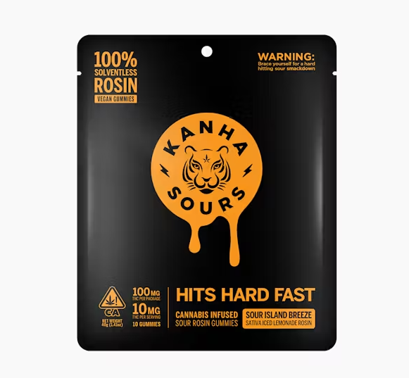 Edible: Sour Island Breeze (Nano Rosin Gummy) - 100mg