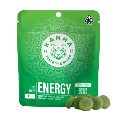 Edible: Citrus Splash Energy 1:1 (THC:THCv) - 100mg