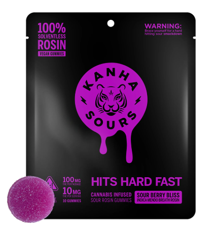 Edible: Sour Berry Bliss (Nano Rosin Gummy) - 100mg