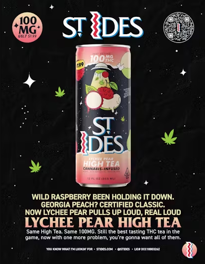 St Ides High Tea 100mg Pear Lychee