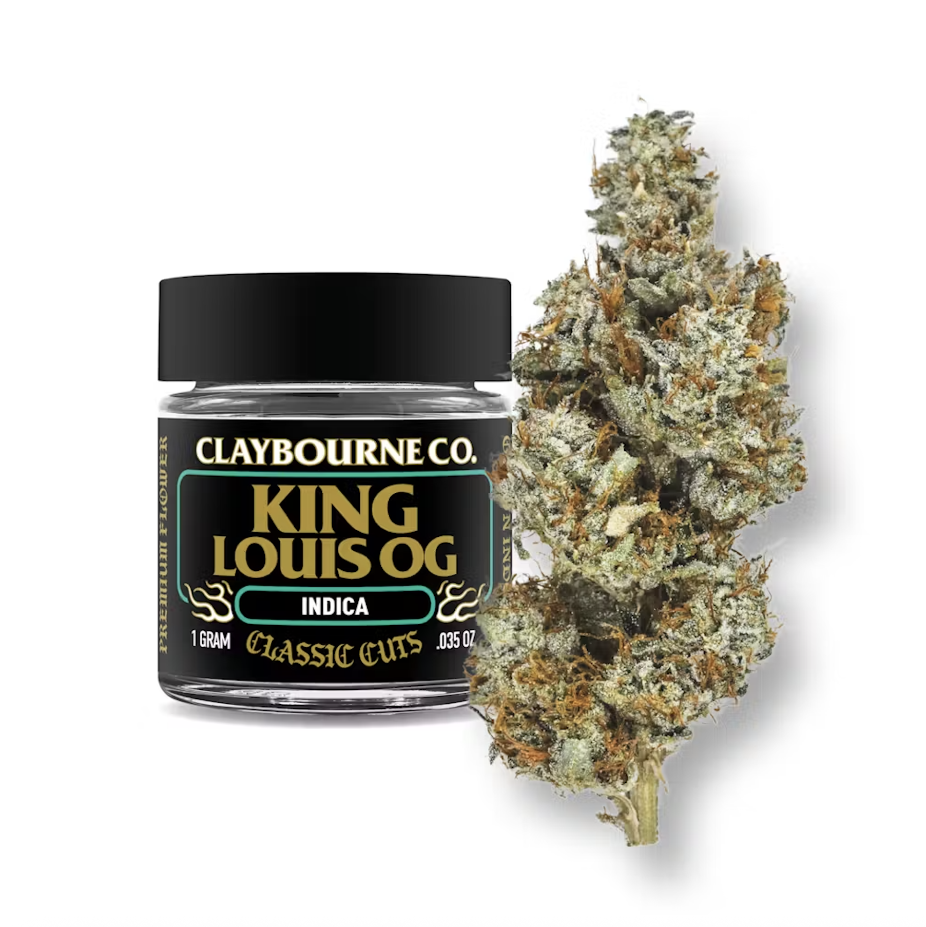Claybourne Indoor 3.5g Eighth - King Louis OG (I)