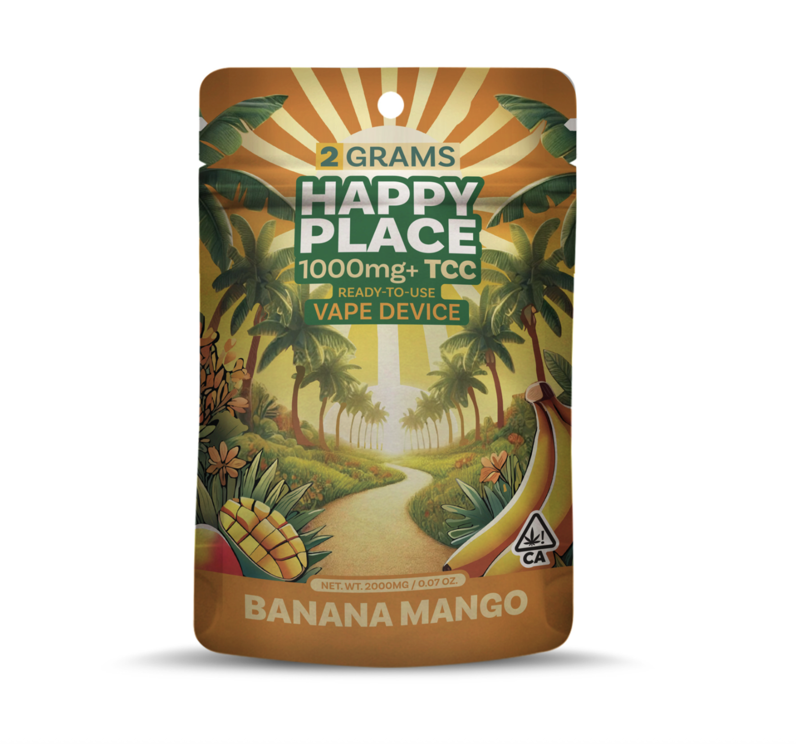 Happy Place Diamond Sauce All-In-One 2g - Banana Mango (H)
