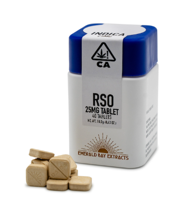 Emerald Bay - Capsule: Indica "Private Reserve OG" RSO Tablets 25mg (40-Count)