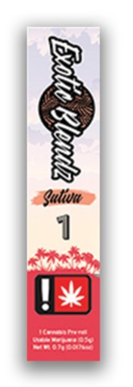 Exotic Blendz - Pina Grande - Pre-Roll - 1 Gram
