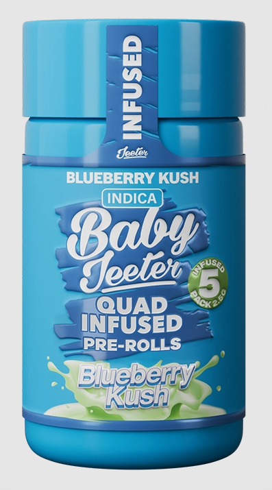 Preroll: Blueberry Kush (Quad Infused 5-Pack)