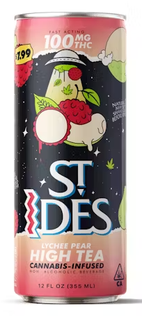 100mg Pear Lychee High Tea - St. Ides
