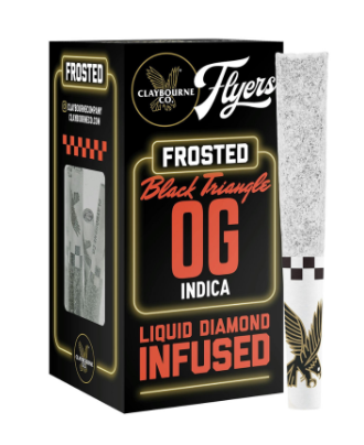 Preroll: Black Triangle OG (Frosted Diamonds 5-Pack)