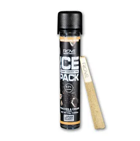 Rove | Peaches & Cream | 1g/1pk Ice Pack Rosin, Diamond, Hash Infused