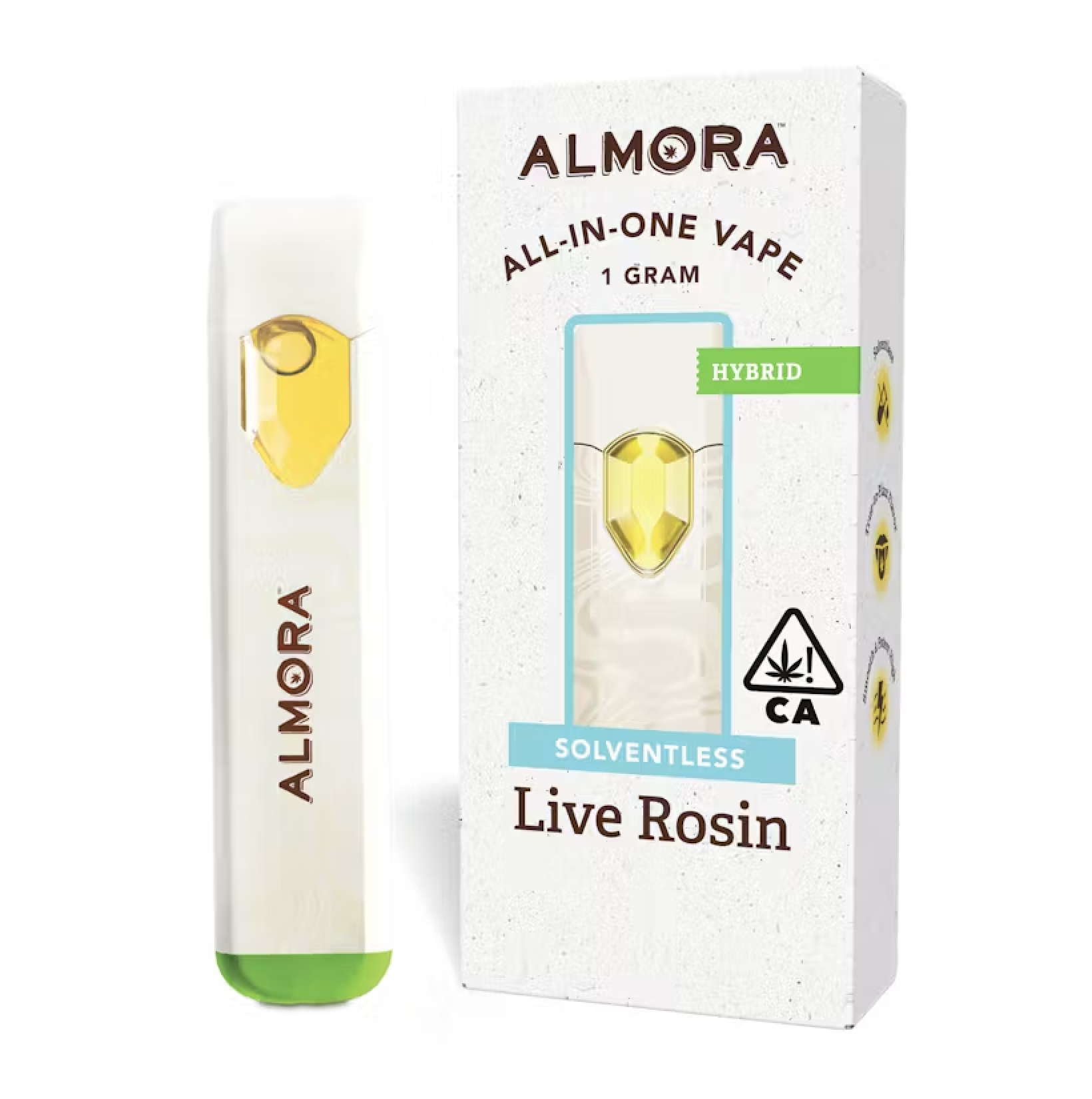 Almora Live Rosin All-In-One 1g - Purple Trainwreck (H)