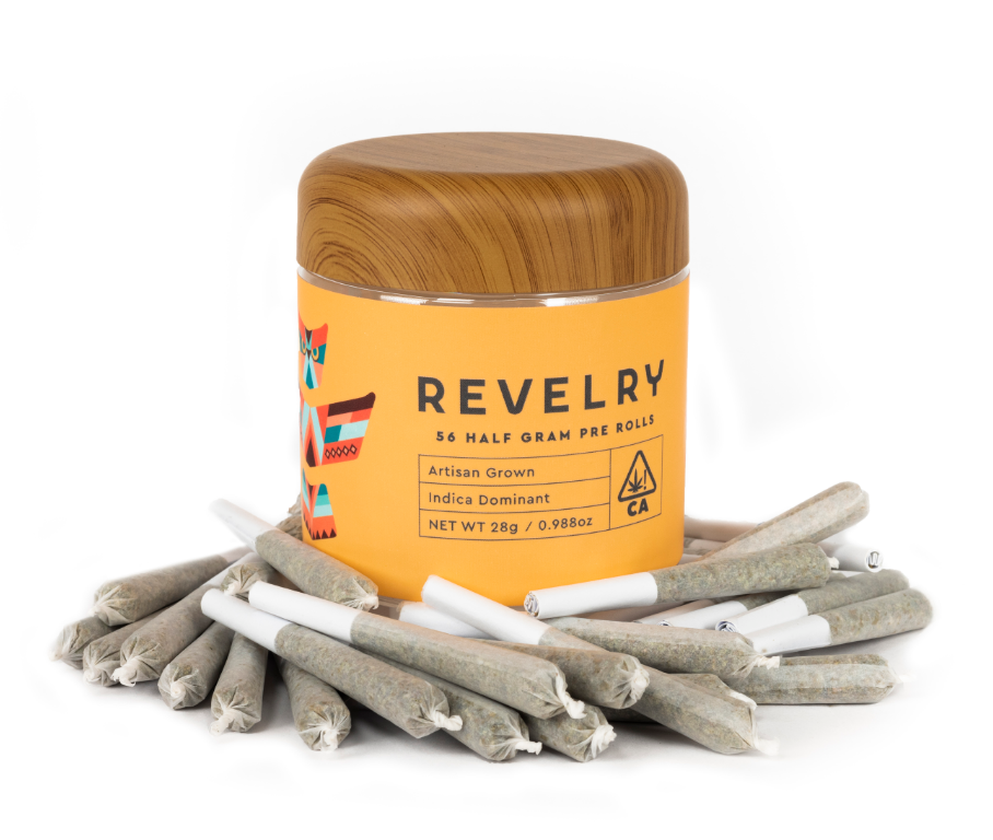 Revelry 56pk Prerolls 28g Sequoia Kush