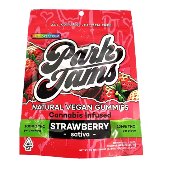 Natural Vegan Gummies 10pk Strawberry