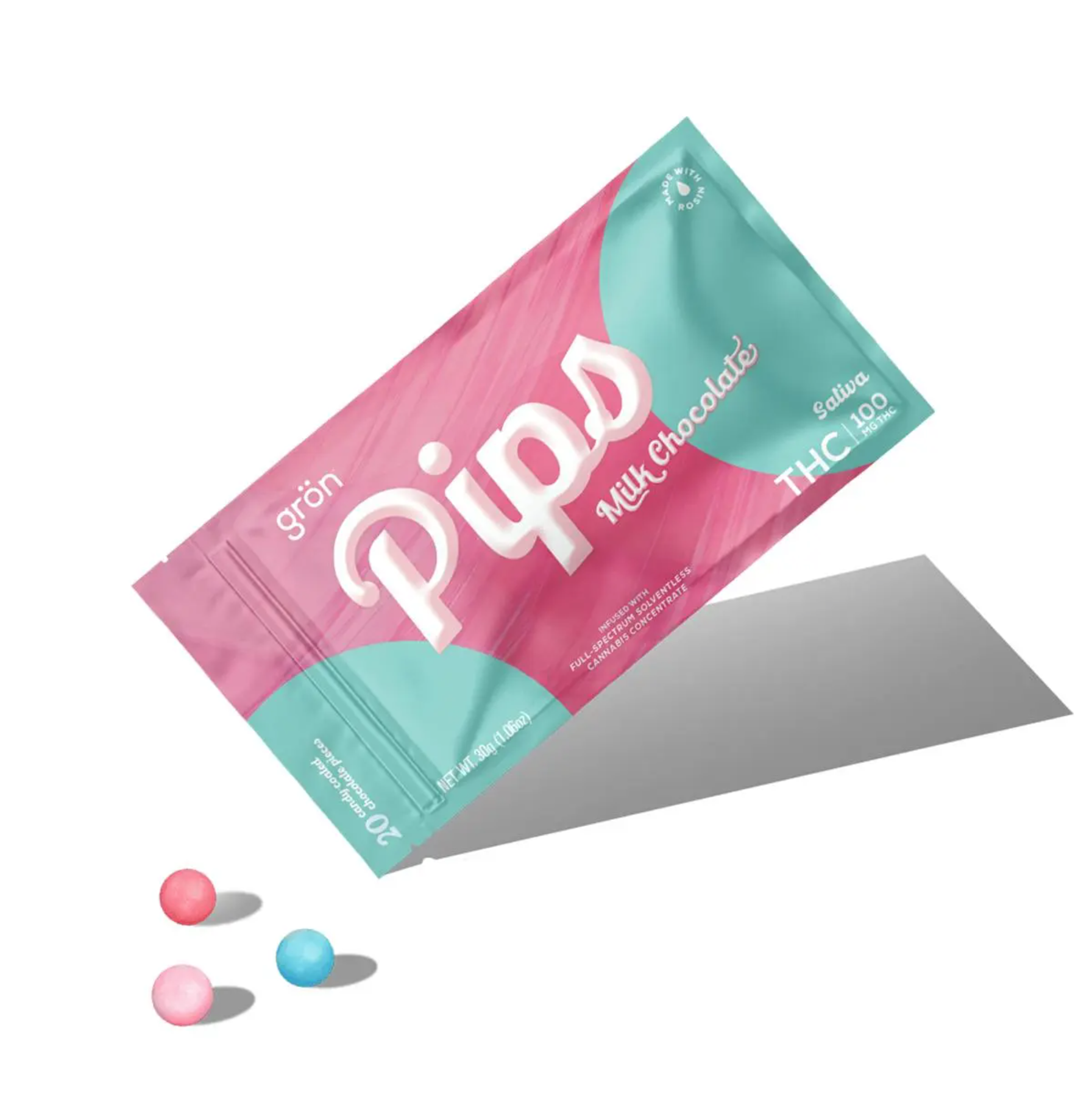 Milk Chocolate Pips - THC - Sativa