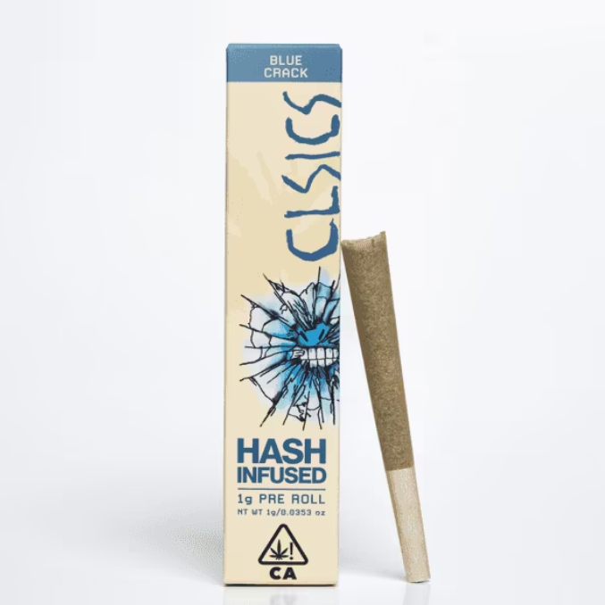 Blue Crack (S) Hash INFUSED PREROLL 1g - CLSICS
