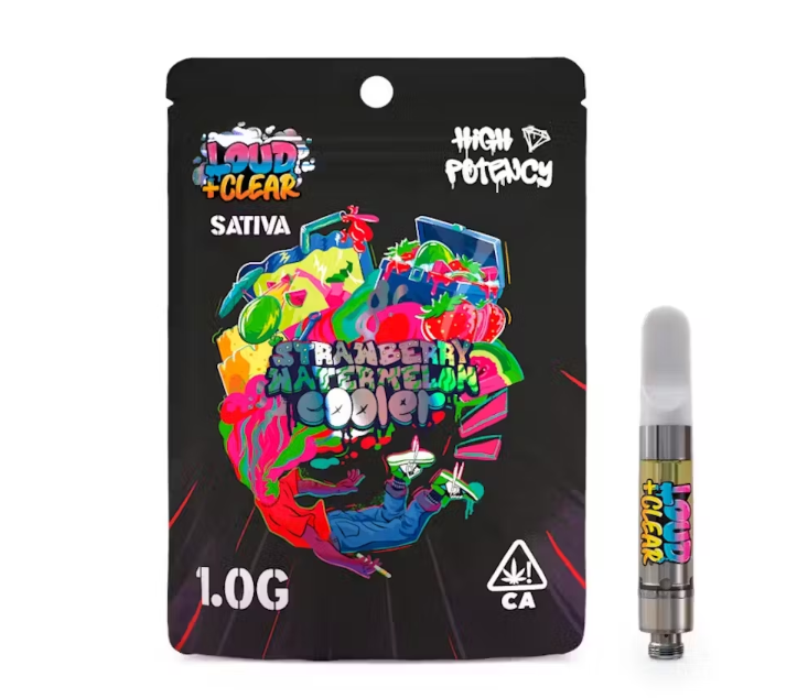 Loud N Clear Cartridge 1g - Strawberry Watermelon Cooler (S)