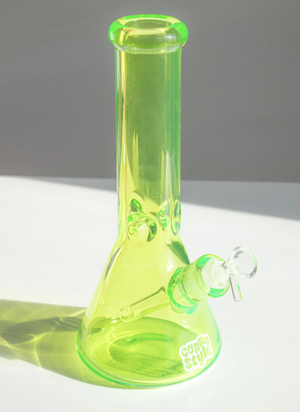 Jelly Neon Beaker Bong 8"