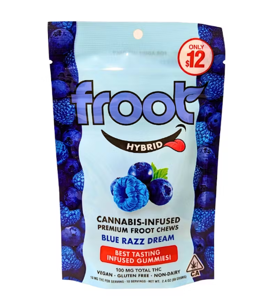 Gummies 100mg 10pk - Blue Razz Dream (H)